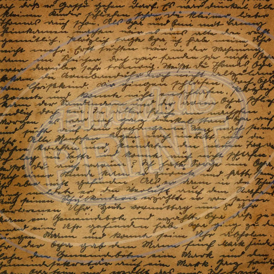 Vintage Handwriting 001 Printed Pattern Vinyl