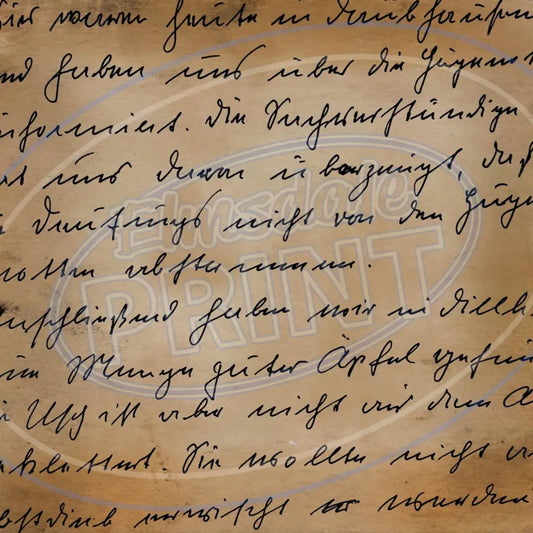 Vintage Handwriting 006 Printed Pattern Vinyl