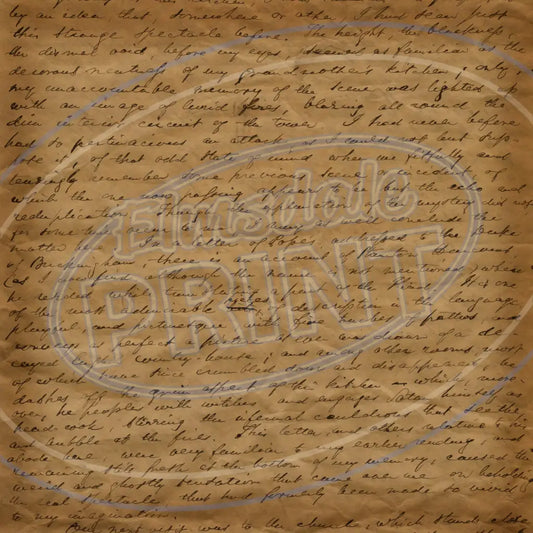 Vintage Handwriting 007 Printed Pattern Vinyl