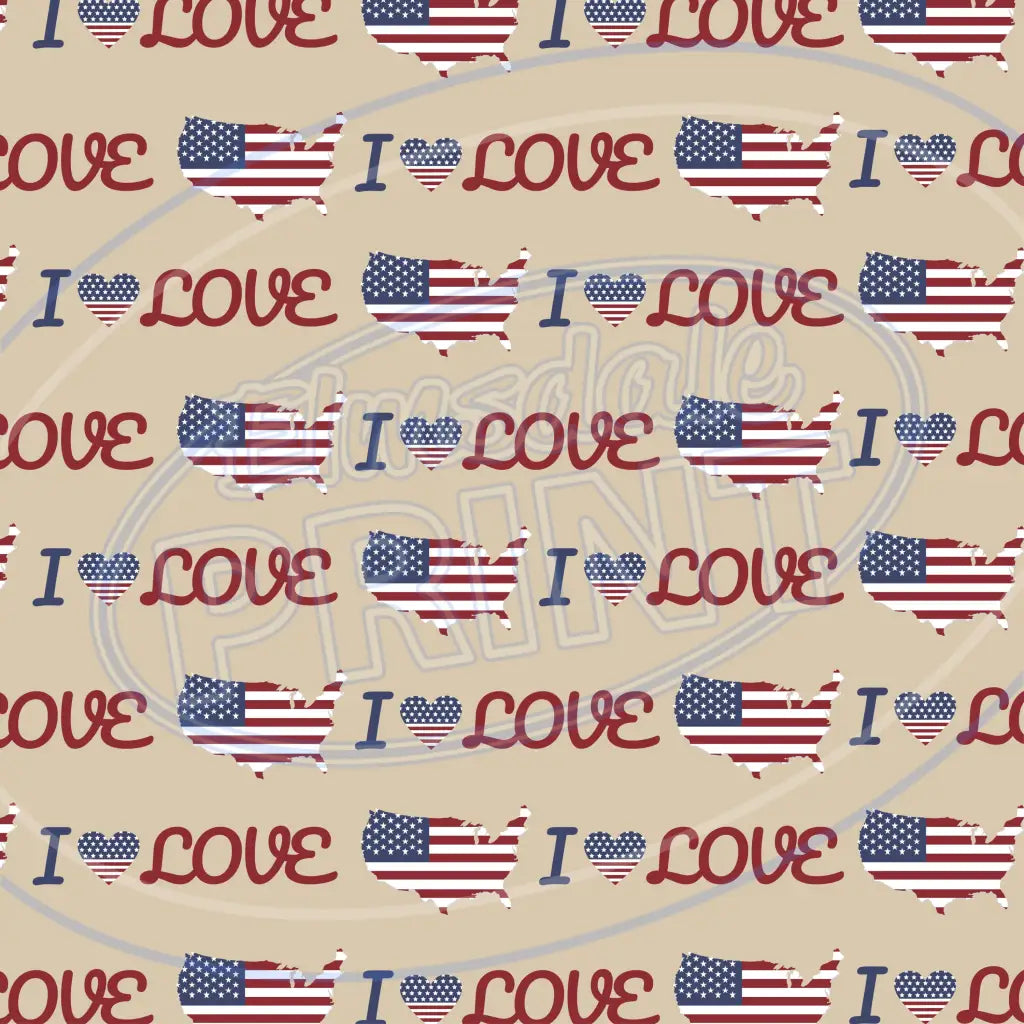 Vintage Usa 005 Printed Pattern Vinyl