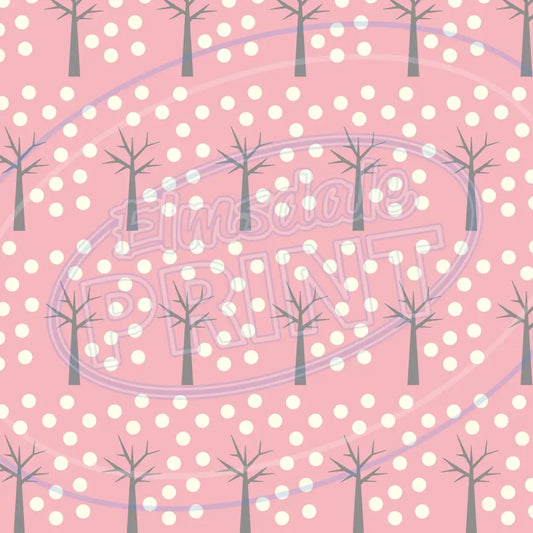 Warm Winter Pink 001 Printed Pattern Vinyl
