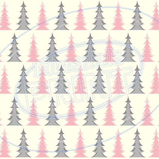 Warm Winter Pink 004 Printed Pattern Vinyl