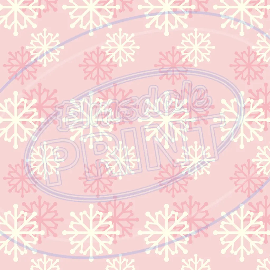 Warm Winter Pink 006 Printed Pattern Vinyl