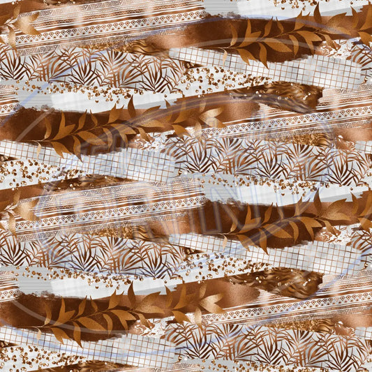 White Copper 007 Printed Pattern Vinyl