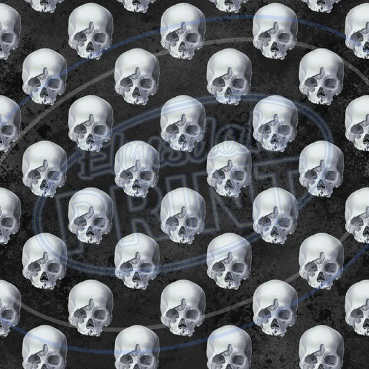 Wicked Skulls 003 Printed Pattern Vinyl