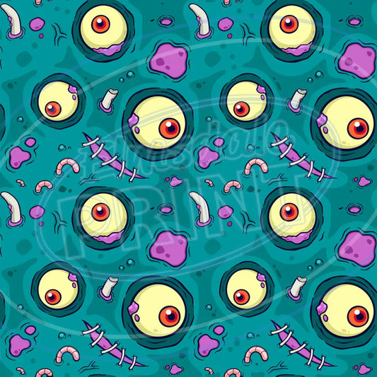 Zombie World 009 Printed Pattern Vinyl